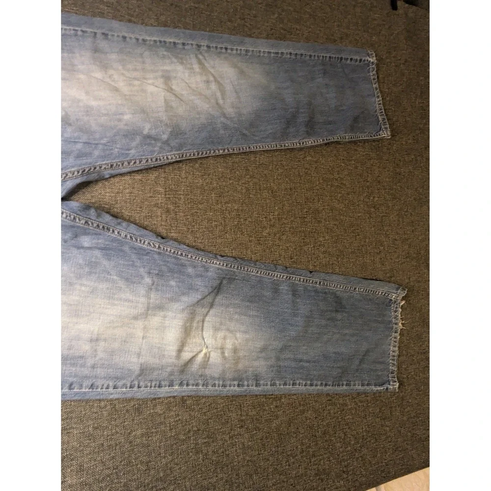 Vtg Levis 559 Relaxed Straight 38X32 Men's Blue Medium Wash Outside‎ Denim Pants